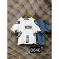 Nuevos diseños de las últimas llegadas que imprimen la camiseta cómoda del algodón para la ropa del bebé de 4-9 años